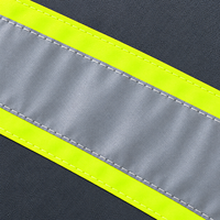 Gilet de sécurité haute visibilité réfléchissant Iron Mark, unisexe, vêtements de travail en coton, certifié CE, avec poches et logo imprimé