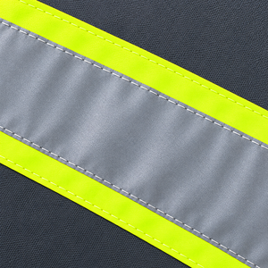 Gilet de sécurité haute visibilité réfléchissant Iron Mark, unisexe, vêtements de travail en coton, certifié CE, avec poches et logo imprimé - Product Image 5