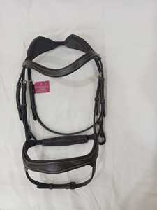 Bride fantaisie en cuir cheval, matériel en cuir cheval à la mode, équipement hippique au prix utilisé par compétition, - Product Image 3