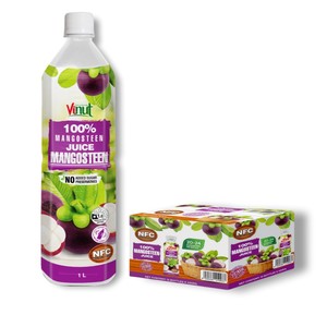 OEM ODM Marca Privada 100% Jugo de Mangostán NFC 1L Botella PET Bebidas de Jugo de Fruta Natural Puro Venta al por Mayor Bebida de Vietnam - Product Image 1