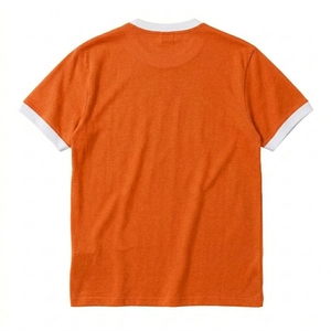 Camiseta de Manga Raglán para Hombre con Logotipo Personalizado al por Mayor, Lavado Ácido, Panel de Hombro en Contraste, Color Verde Oliva Caqui, Secado Rápido y Transpirable - Product Image 3