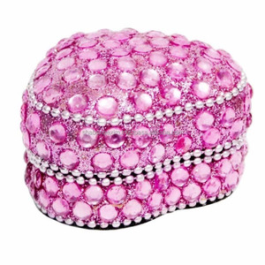 Boîte à bijoux de voyage colorée avec perles et miroirs, organiseur de bibelots, artisanat indien, magnifique boîte cadeau souvenir - Product Image 4