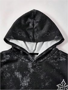Sudadera con Capucha Estampada Gótica Unisex Oversize 100% Algodón Impermeable Ecológica Streetwear Invierno - Product Image 5