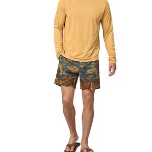 กางเกงกีฬาซับลิเมชั่นคุณภาพสูงสำหรับผู้ชาย โพลีเอสเตอร์ 100% ยืดได้ 4 ทิศทาง กางเกงบอร์ดสไตล์ไฮสตรีท ป้องกันรังสียูวี แห้งเร็ว รับสั่งทำ - Product Image 2