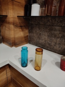 Handmade Silk Screen Printed Glass <b>Candle</b> <b>Stands</b> - Product Image 3