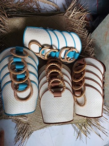 Handmade <b>Vintage</b> Bohemeian Style Straw Bag Seagrass Woven Decorate Fashion <b>Handbag</b> for Women From Vietnam Factory - Product Image 6