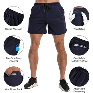 Pantalones Cortos Deportivos para Hombre, Talla Estadounidense, 100% Poliéster Ecológico, Transpirables, Personalizados, con Bolsillos de Malla Tejida - Product Image 3
