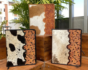 Fábrica personalizada cremallera Padfolio organizador carpeta negocios con cremallera cuero de vaca A4 documentos Padfolio carpeta cartera carpetas - Product Image 5