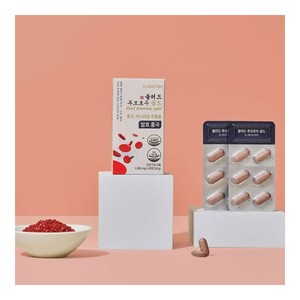 Dr.ROOTEM Blood Tomorrow Gold Tablets 1000mg 30 Unidades Extracto de Arroz de Levadura Roja Apoyo a la Circulación Alimento Funcional Coreano - Product Image 4