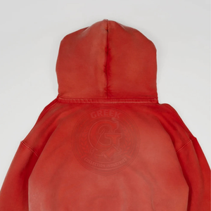 Sudadera con Capucha de Algodón Lavado al Ácido para Mujer, Sudadera de Felpa Premium con Diseño Holgado y Cómodo para Colecciones de Ropa Urbana - Product Image 3