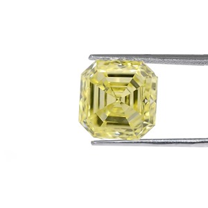 Diamant de laboratoire CVD IGI certifié 7 carats Asscher Jaune Fantaisie VS1 3EX – Fournisseur de diamants pour acheteurs internationaux en gros - Product Image 1