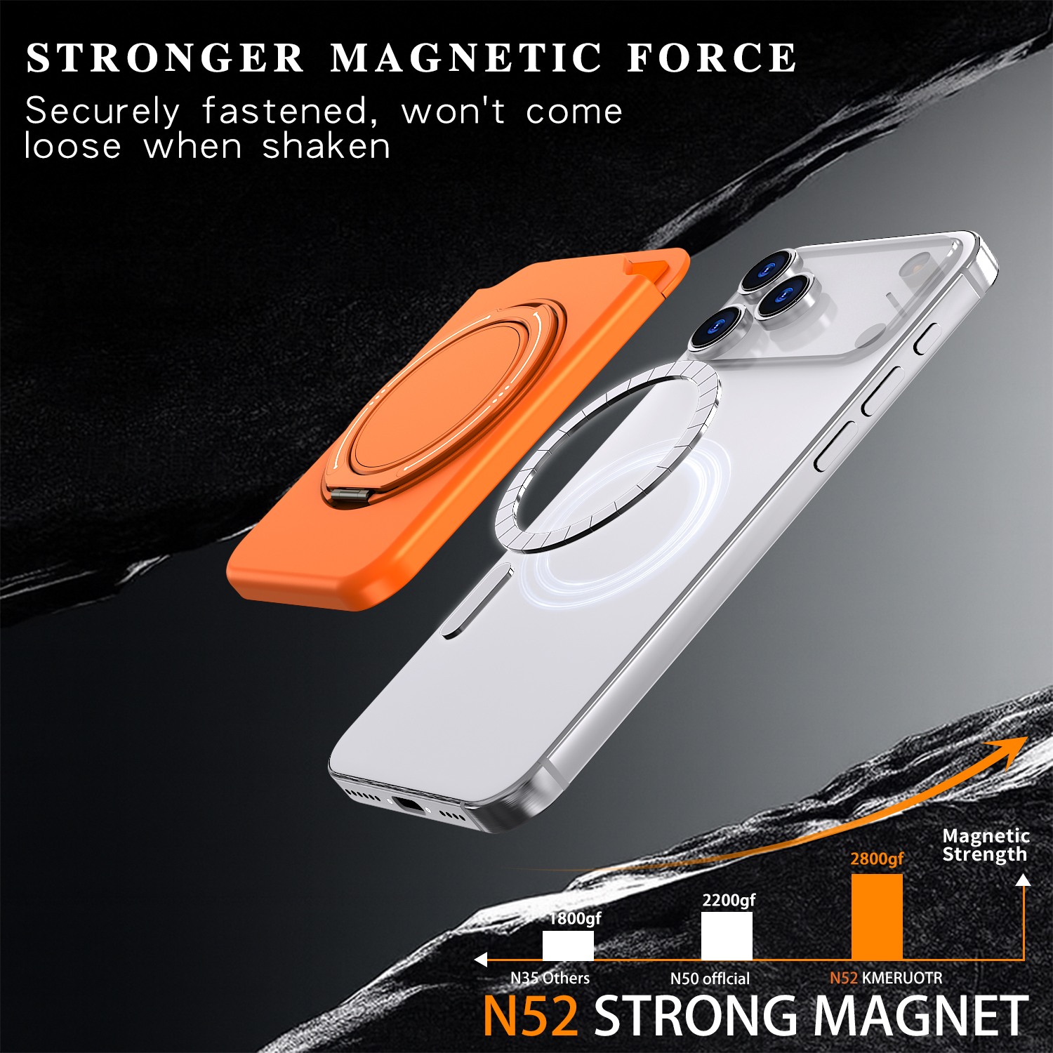 Phone Accessories Magnetic PU Leather Card Holder Wallet Kickstand for iPhone Universal · image 6