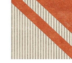 Tapis Kashan Turquoise Fait Main au Crochet, en Laine/Soie Premium, Poil Moyen, Dos en Latex, Écologique, Motif Géométrique Persan, 1 Pièce - Product Image 4