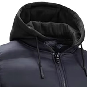 Best Sale Custom Men's Hooded Puffer Jacket Winter Windproof Quilted Padded Zip Up <b>Bubble</b> <b>Coat</b> Warm Outdoor OEM ODM - Product Image 5