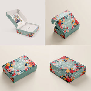 Sandales en carton ondulé avec logo personnalisé boîte postale boîtes d'emballage pour pantoufles baskets étanche jaune boîte d'emballage de luxe - Product Image 6