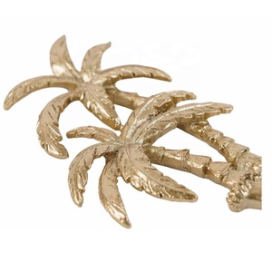 Nouvel Arrivage Crochets Muraux en Métal 3D en Forme de Cocotier, Crochets Robustes pour Chapeaux et Écharpes, Décoration Murale pour Entrée et Chambre - Product Image 2