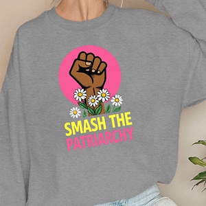 Fist SMASH THE PATRIARCHY sweats pour femmes - Product Image 1