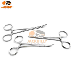 Pinzas Hemostáticas Kelly de Acero Inoxidable de Alta Calidad, 5.5"/6.5", Herramienta de Sujeción Quirúrgica Reutilizable, Juego de 7 Instrumentos Quirúrgicos - Product Image 2