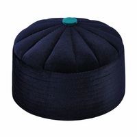 Topi Muslim Ramah Lingkungan, Bahan Bernapas, Layanan OEM, Grosir, Topi Kufi, Warna Solid, Topi Sholat Ramadhan, Topi Kasmir
