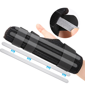Polyester Bilek Desteği Dört Alüminyum Atel Ayarlanabilir Uyumlu El Önkol Desteği Bilek İmmobilizer Ateli - Product Image 4