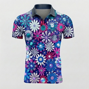 Camiseta Polo para Hombre al por Mayor, 100% Algodón, con Logotipo Bordado e Impreso, Lisa, para Golf, Personalizable - Product Image 1