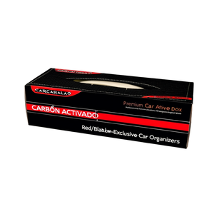 Boîte à mouchoirs de voiture haut de gamme rouge/noir - Organisateurs de voiture exclusifs - Product Image 2