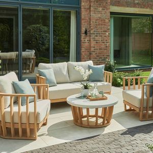 <b>Outdoor</b> <b>Sofa</b> Set for Garden Patio Solid Teak Furniture Indonesia Supplier - Product Image 3