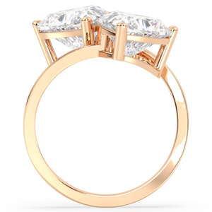 Bagues de promesse de mariage REYES de luxe en argent sterling 925 avec moissanite certifiée GRA pour femmes – Bijoux cadeaux de fiançailles très populaires - Product Image 3