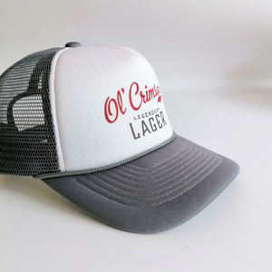 Gorra de Béisbol ZESHAN ZAFAR, Venta al Por Mayor de Fábrica, Logotipo Personalizado, Negra, 5 Paneles, Poliéster, Espuma en la Parte Delantera, Malla de Dos Tonos, Unisex, Ajustable - Product Image 1