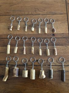 Handmade Wooden <b>Branch</b> Off-Cut Keychain - Product Image 4