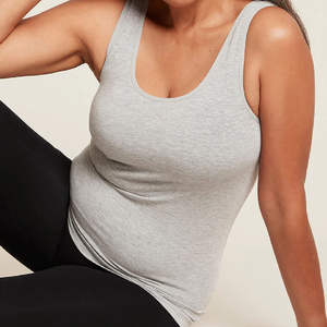 Débardeur de course d'été pour femme grande taille 2025 en coton et fibre de bambou – Qualité supérieure – En promotion - Product Image 4