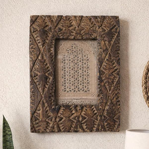 Wood <b>Photo</b> <b>Frame</b> Classic Rustic Farmhouse Interior Decor Artisan Crafted Eco Friendly Sustainable Wood Material Premium Quality - Product Image 3