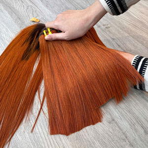 ผมเวอร์จินเวียดนามสีขิงตรงธรรมชาติ ผมแท้คุณภาพสูงแบบซุปเปอร์ดับเบิ้ลดรอว์ จัดส่งรวดเร็วจากโรงงาน ซุปเปอร์ดรอว์ - Product Image 2