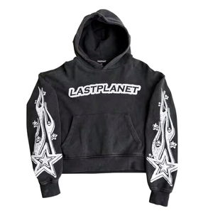 Sweat à capuche pour homme, design respirant, logo personnalisé, personnalisation vierge, impression numérique, 100% coton molletonné, coupe oversize - Product Image 3