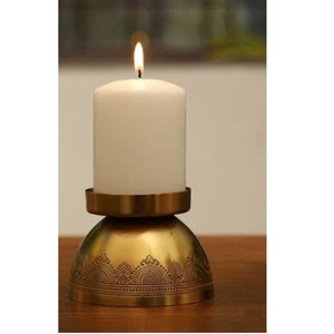 Nuevo diseño de portavelas metálico, portavelas para hotel, restaurante y oficina, decoración de boda de última tendencia, portavelas votivo. - Product Image 1