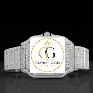 Gold Iced Out Diamond <b>Watch</b> Luxury Diamond Hip Hop for Gifts Celebrations and Special Occasions Available for Best Price - Product Image 1