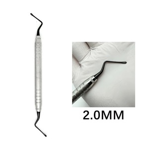 Stainless Steel Manual Reusable Dental Scaler Gracey Jagged Curette Periodontal Bone Curettes Perio Dental <b>Tooth</b> <b>Cleaning</b> <b>Tool</b> - Product Image 3
