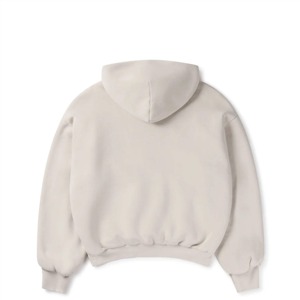 เสื้อฮู้ดดี้ผู้ชาย ผ้ากำมะหยี่เนื้อหนัก 100% โพลีเอสเตอร์ สำหรับฤดูใบไม้ร่วงและฤดูหนาว ปักลาย กันยับ ระบายอากาศได้ดี สีพื้น พิมพ์ลายได้ตามสั่ง - Product Image 2