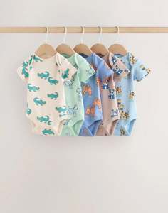 Combinaison bébé Annamar Clothing en coton biologique tricoté, manches longues, fermeture boutonnée, respirante, unisexe, pour nouveau-né, toutes saisons - Product Image 6