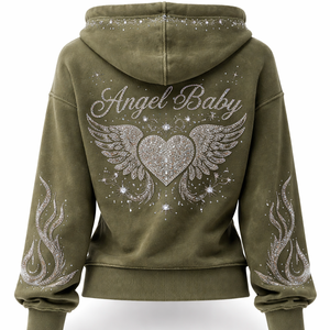 Sudadera con Pedrería al por Mayor con Opciones de Diseño Personalizado para Mujer - Calidad Premium OEM Directamente del Fabricante - Product Image 2