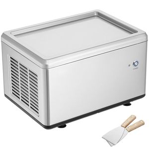 110V New Stainless Steel Fried <b>Ice</b> <b>Cream</b> Roll <b>Machine</b> 12.6\" X 8.5\" Stir Compressor Rolled <b>Ice</b> <b>Cream</b> Maker - Product Image 1