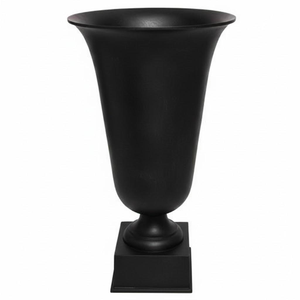 <b>Unique</b> Decorative Metal Antique Silver Flower <b>Vase</b> Large Nordic Wedding Event Floor Decoration Centerpieces Trumpet <b>Vases</b> - Product Image 3