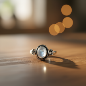 แหวนแฟชั่นมูนสโตน น้ำหนัก 3.2 กรัม - Product Image 3