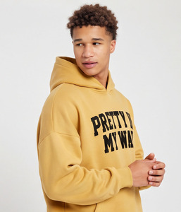 <b>Men's</b> Oversize Print Tracksuit Loose Fit Cotton Two Piece Sweat Hoodie And Sweat Wide Leg Pants Set Custom <b>Men</b> <b>Baggy</b> <b>Jogger</b> Set - Product Image 3