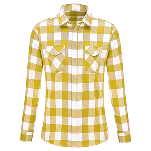 Chemise en flanelle pour homme fabriquée au Pakistan, avec fermeture boutonnée, coupe classique, manches longues, style décontracté, à carreaux. - Product Image 1