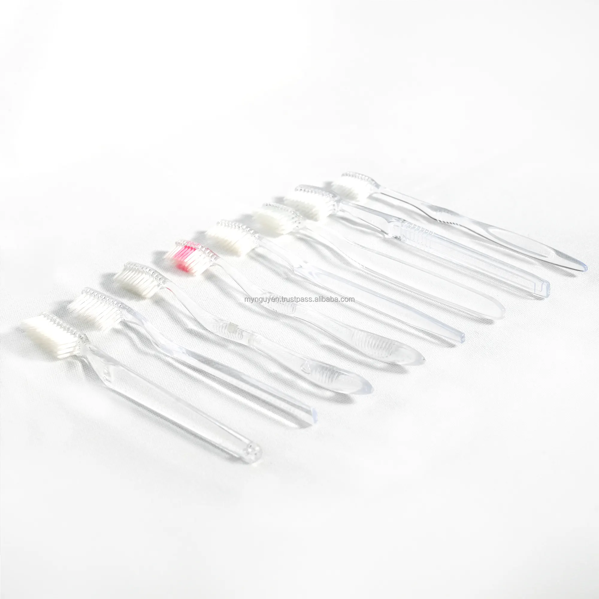 Escova de dentes PS para hotel em forma de S, fabricante do Vietnã, escova de dentes macia recarregável para adultos, kit de viagem, escova de dentes para dedos