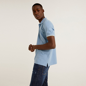 Wholesale OEM Plus Size 100% Cotton Short Sleeve Custom T-shirt Plain golf leisure Embroidered <b>Sport</b> <b>polo</b> shirts for men - Product Image 2