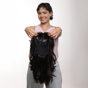 วิกผมมนุษย์แต่งแนวเส้นไหม Delhi ขนาด100กรัมสำหรับทุกสี - Product Image 2