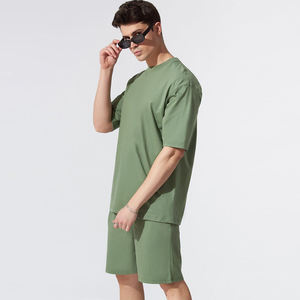 Camiseta de Algodón Terry Oversize para Hombre, de Alta Calidad, Transpirable, de Secado Rápido, con Logo Personalizado, 250g - Product Image 4