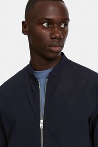 Survêtement Gingtto d'hiver coupe ajustée à capuche coupe-vent respirant en Spandex/Nylon écologique unisexe avec logo personnalisé sur le devant - Product Image 5